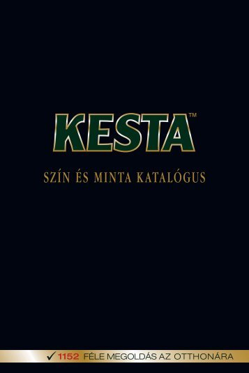 SZÍN ÉS MINTA KATALÓGUS - Kesta