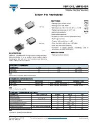 Silicon PIN Photodiode VBP104S, VBP104SR