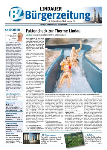 06.05.2017 Lindauer Bürgerzeitung