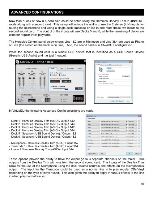 VirtualDJ 7 - Audio Setup Guide