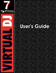 VirtualDJ 7 - User Guide