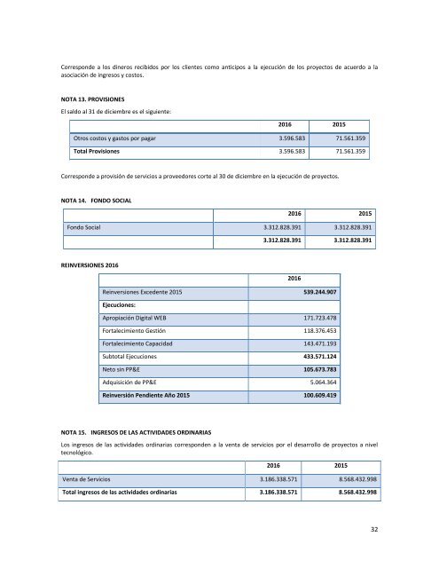 INFORME DE GESTIÓN 2016 - Asamblea 2017