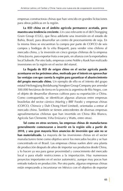 América Latina y el Caribe y China: hacia una nueva era de cooperación económica