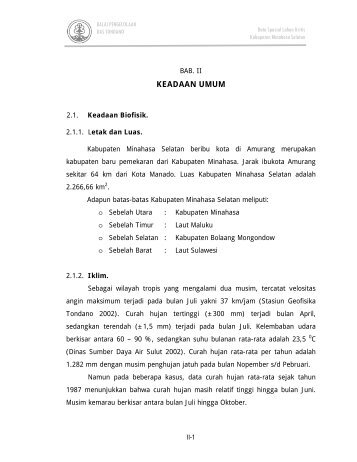 KEADAAN UMUM