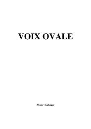 VOIX OVALE