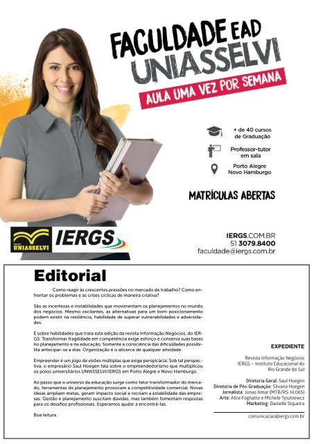 Informação Negócios | IERGS 2017