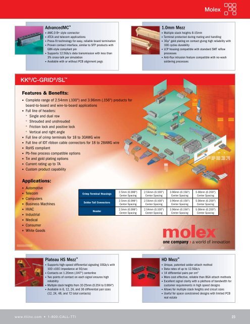 Commercial Connectors - TTI Inc.