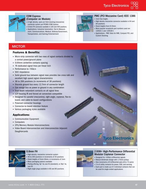 Commercial Connectors - TTI Inc.