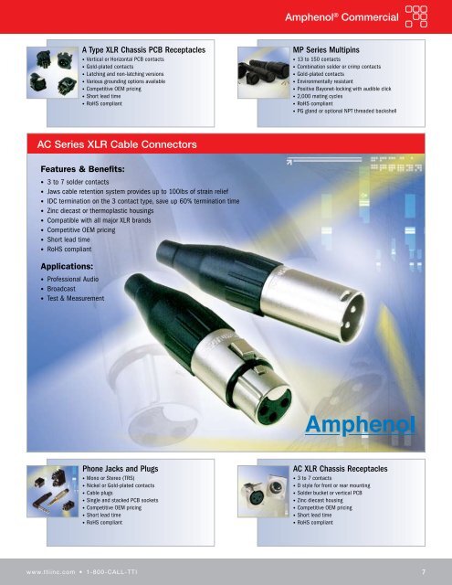 Commercial Connectors - TTI Inc.