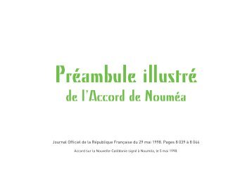 Préambule illustré des accords de Nouméa