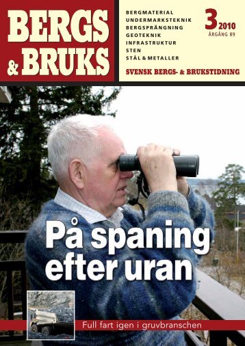 SBB 3/2010 - Svensk Bergs- & Brukstidning