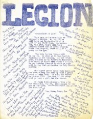 The Legion 1972