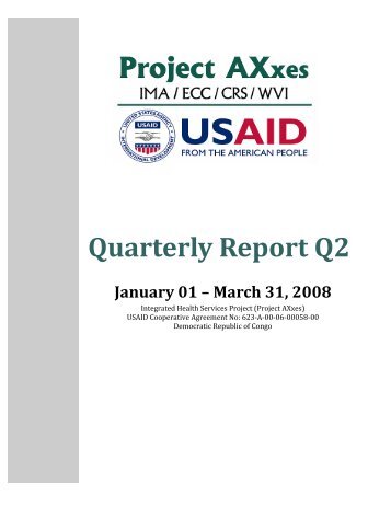 Quarterly Report Q2 January 01 – March 31, 2008 - SANRU