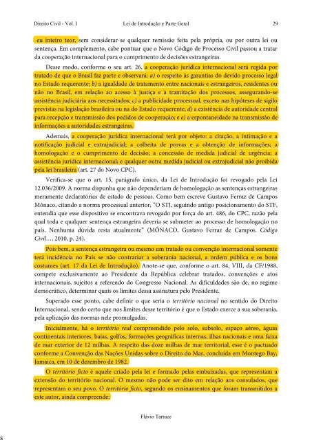 2 - TARTUCE, Flávio. Direito Civil - Vol. 01 -  Lei de Introdução a Parte Geral (2017)