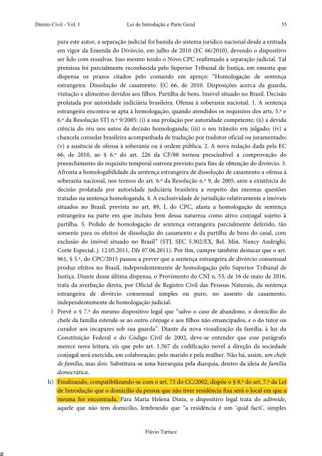 2 - TARTUCE, Flávio. Direito Civil - Vol. 01 -  Lei de Introdução a Parte Geral (2017)