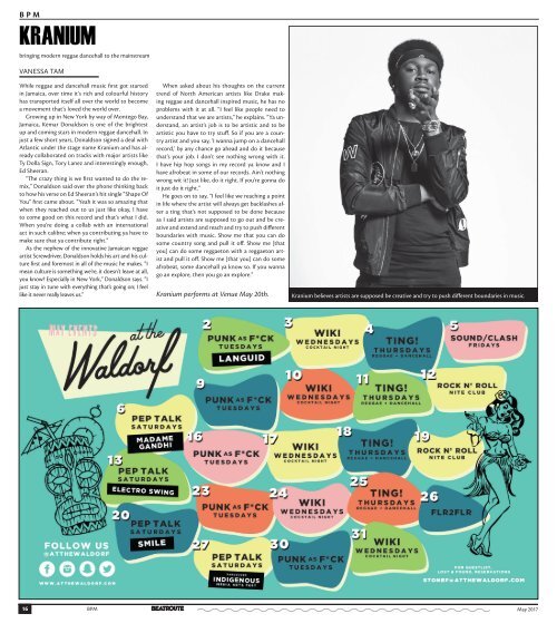 BeatRoute Magazine BC Print E edition May 2017
