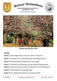 Britzer Heimatbote April/Mai/Juni 2017