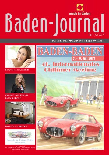 Baden Journal Mai - Juli 2017