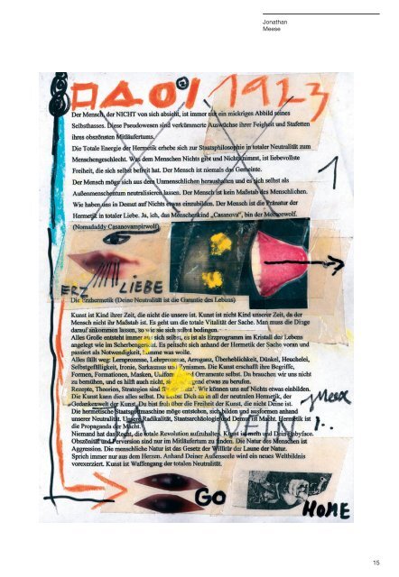 Jonathan Meese - Zeit Kunstverlag