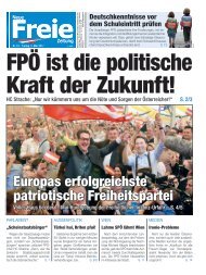 FPÖ ist die politische Kraft der Zukunft!