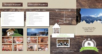 Chalet Tirol Zillertal - www.ferienhuetten.tirol