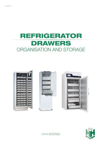 Refrigerator drawers - organisation and storage
