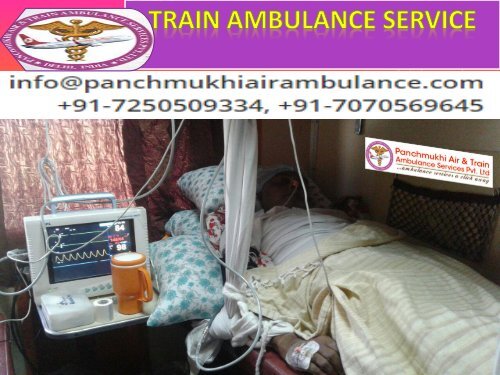 Get Low Train Ambulance Services in Patna and Delhi