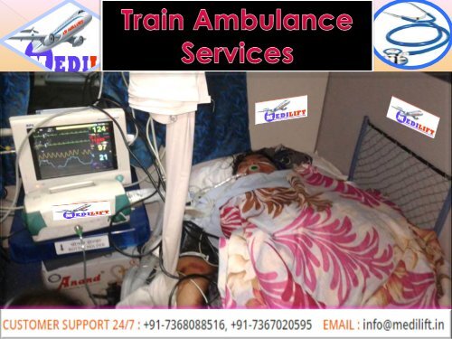 Need Low and best Train Ambulance Services from Patna and Delhi