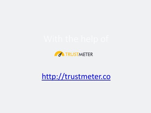 TrustMeter PDF