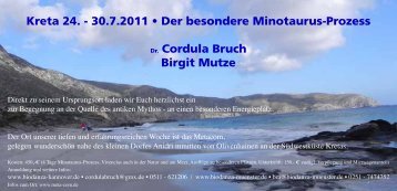 Kreta 24. - 30.7.2011 • Der besondere Minotaurus-Prozess Dr ...