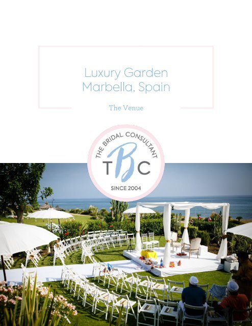 1. Photos - Estepona - Luxury Garden ceremony and reception