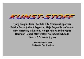 Download Artist-pdf - Künstlerhaus Sootbörn