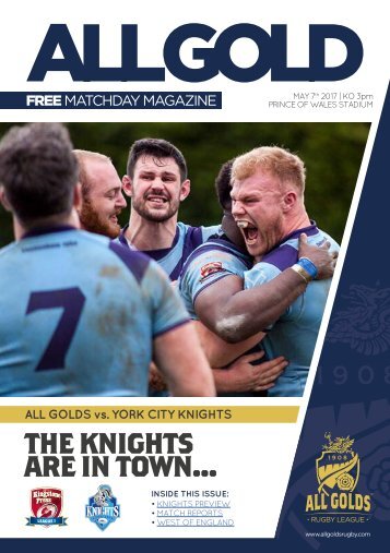 All Golds v York City Knights KPL1 2017 Final