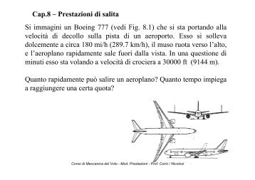 Cap.8 – Prestazioni di salita Si immagini un Boeing 777 (vedi Fig ...