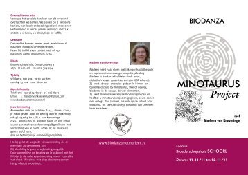 MINOTAURUS Project - Biodanza met Marleen