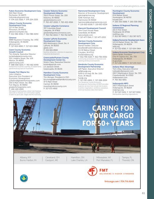 2017 Indiana Logistics Directory