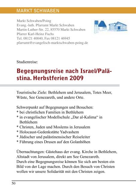 Evangelische Erwachsenenbildung - Dekanat Freising