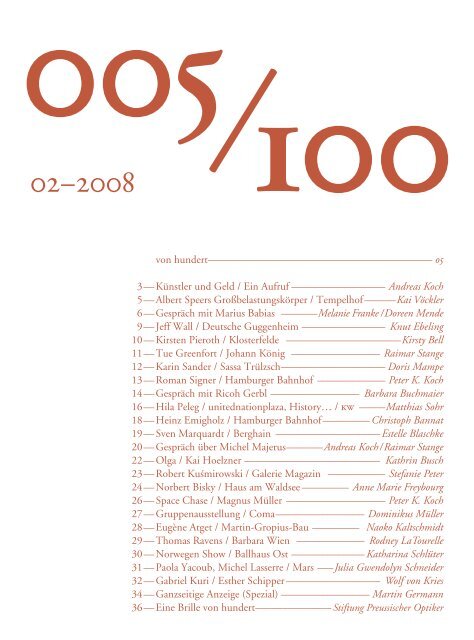 Ausgabe 02-2008 als PDF vonhundert_2008-02_komplett.pdf