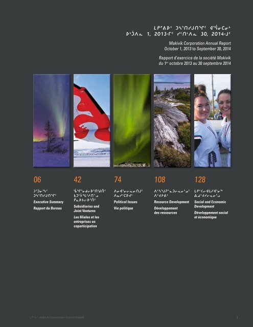 2013-2014 Makivik Annual Report