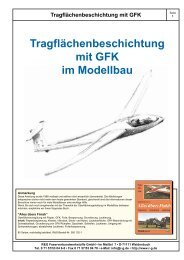 Tragflächenbeschichtung mit GFK im Modellbau - R&G Wiki - R&G ...