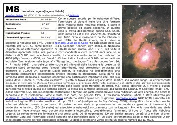 M8 Nebulosa Laguna (Lagoon Nebula) Nebulosa Diffusa M8 (NGC ...