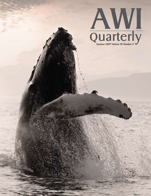 Quarterly - Animal Welfare Institute