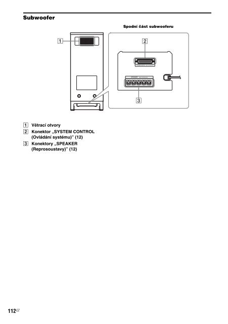 Sony DAV-IS10 - DAV-IS10 Istruzioni per l'uso Ceco