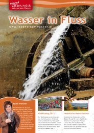 Wasser in Fluss - Lebensraum Wasser