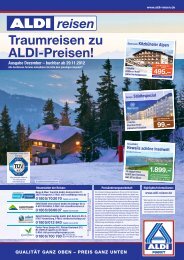 Traumreisen zu ALDI-Preisen! - ALDI Nord