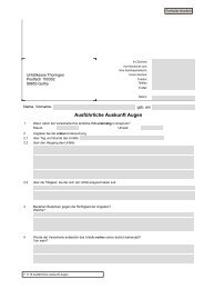 F 1116 Ausführliche Auskunft Augen - Unfallkasse Thüringen