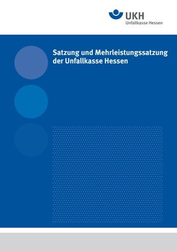 Satzung der Unfallkasse Hessen - Feuerwehrportal Hessen