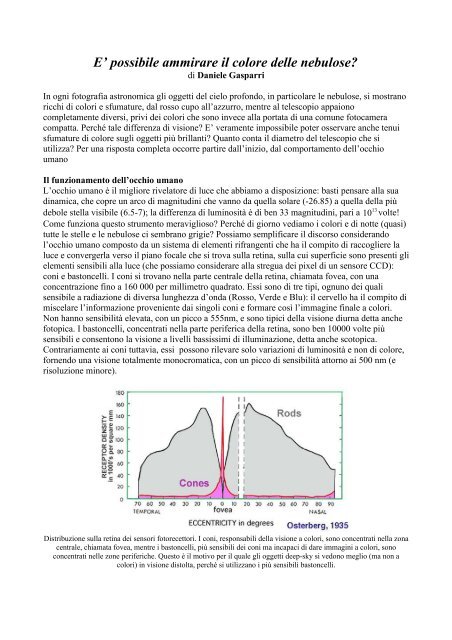 Colore delle nebulose - Daniele Gasparri