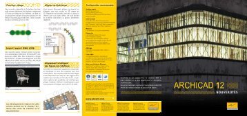 Téléchargez la fiche pdf du logiciel ArchiCAD 15 - Eurostudio