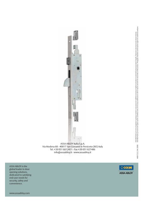 Accessories for Trepper Fe - ASSA ABLOY